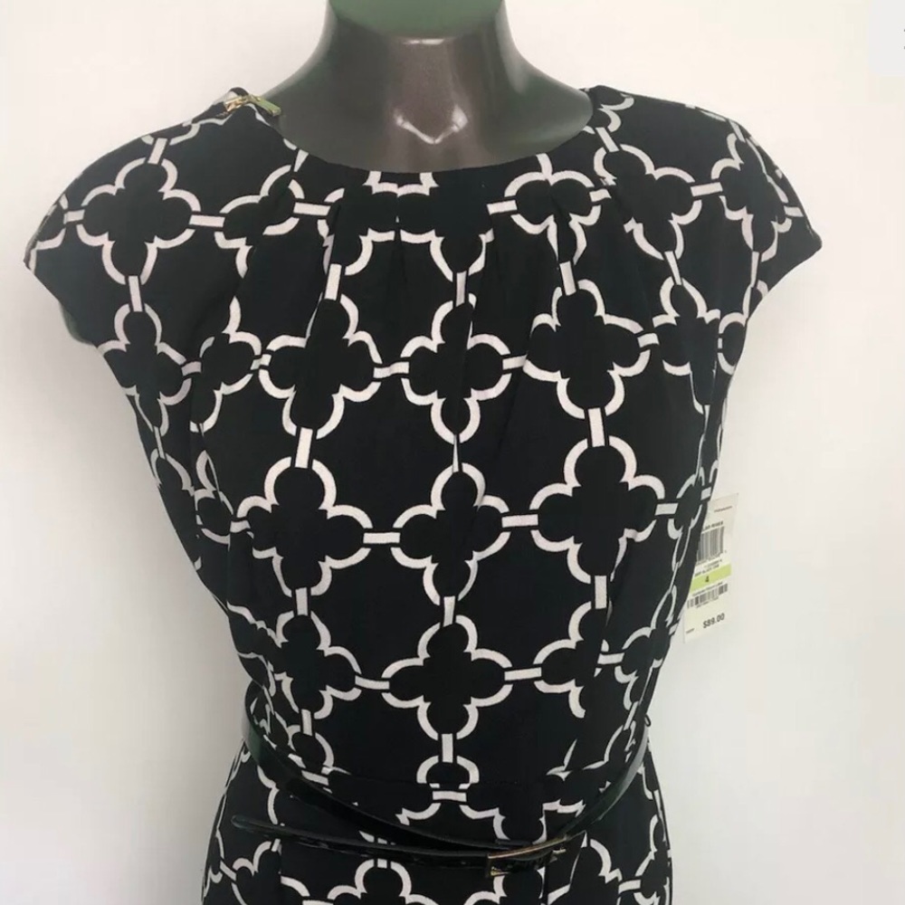 Charter Club Belted Dress Size 4 New - Picture 2 of 9